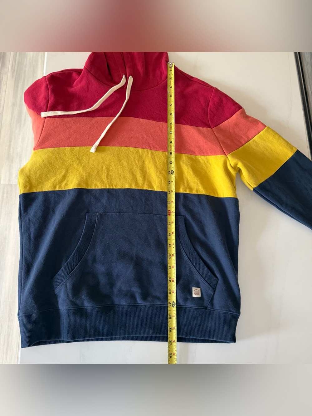 Marine Layer Retro Men's Archive Colorblock Hoodie Medium - Picture 5 of 8
